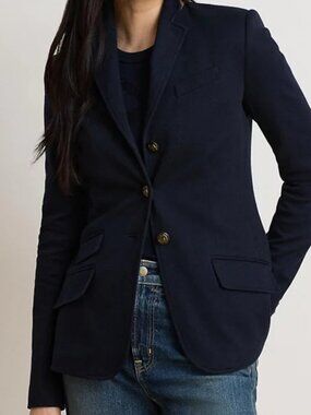 Lauren Ralph Lauren Polo NWT Stretch Knit Herringbone Jacket Blazer Size 6